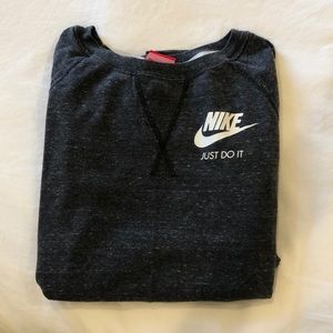 Nike long sleeve gray sweatshirt
